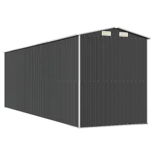 Berkfield Garden Shed Anthracite 192x606x223 cm Galvanised Steel