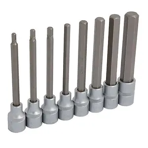 Hex Bit Set - 8 piece 1/2 drive Extra Long (Neilsen CT1275)