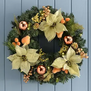 Lighted 60cm Wreath