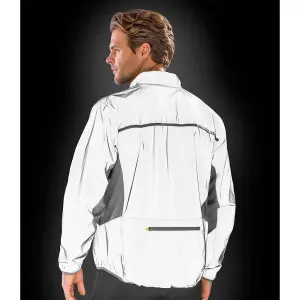 Spiro Mens Luxe Reflective Waterproof Jacket