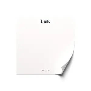 Lick White 01 Peel & stick Tester