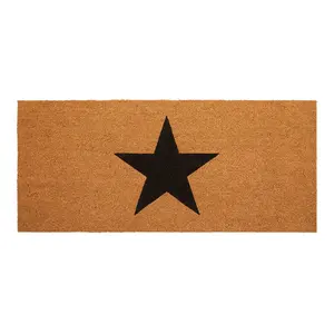 Interiors by Premier Big Black Star Extra Large Doormat