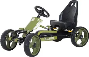 Reiten Kids Pedal Go Kart With Hand Brake - Green | Robert Dyas