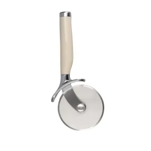 KitchenAid Stainless Steel Pizza Cutter Almond Cream