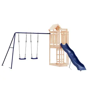 Berkfield Outdoor Playset Solid Wood Pine