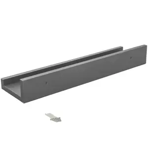 Floating Shelf Grey / 9.5cm H x 40cm W x 40cm D