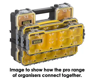 Stanley Tools FatMax 1/3 Shallow Professional Storage Organizer with Removable Compartments