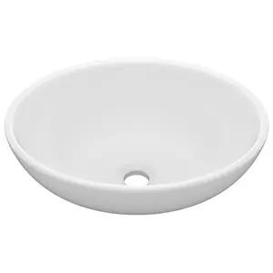 Belfry Bathroom Gline 400mm L x 330mm W Ceramic Oval Sink White