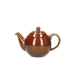 London Pottery Globe Solid Colour Teapot Brown / 0.9 L