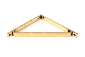 Aged Brass Barton Shelf Bracket (200mm x 200mm)