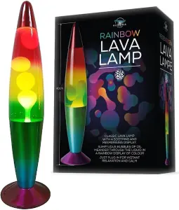 Retro Classic Rainbow Lava Lamp  16"