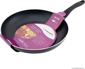 Aluminium Non Stick Coated Cooking Frying Pan Kitchen Frypan Soft Touch Handle 28cm