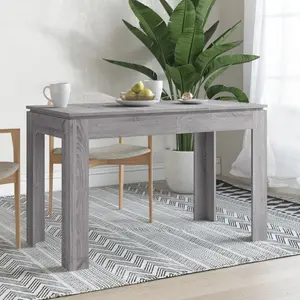 Seeger Dining Table 120x60x76 cm Engineered Wood Grey