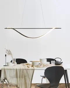 Metal LED Pendant Lamp Black BODRI