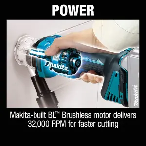 Makita DCO181Z 18v Lithium Brushless Cordless Drywall Cut Out Tool Cutter - Bare