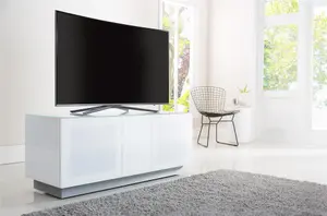 Alphason TV-Stand with 2 Doors White