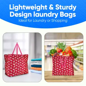 Woven Storage Laundry Bag - Assorted Designs