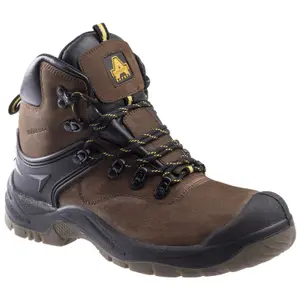 Amblers FS197 Waterproof Safety Work Boots Brown (Sizes 4-14)