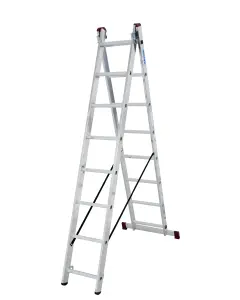 Krause Corda 2 Section Combination Ladder - 2x8 Rung (3.9m)