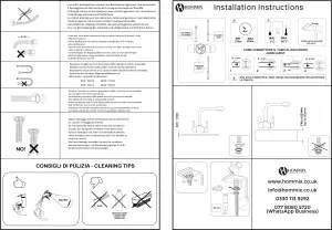 Hommix Parma Black 3-Way Tap (Triflow Filter Tap)