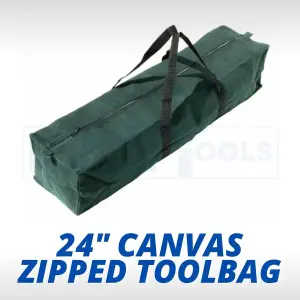 24" Canvas Bag DIY Tool Storage Durable Green