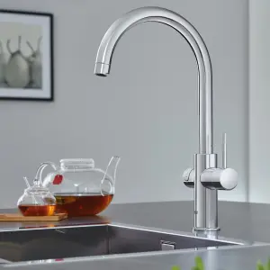 Grohe Red Duo Gloss Chrome-plated Boiling water tap