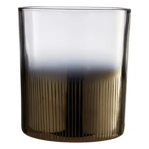 Interiors by Premier Complements Silver Glass Tealight Holder