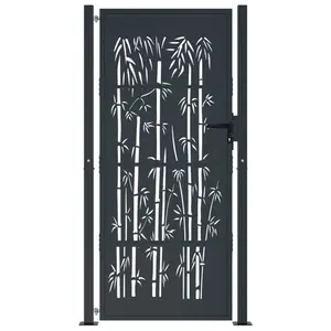 Phokas Metal Gate Anthracite / 180" H x 105" W x 3.9" D