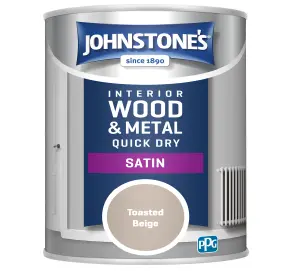 Johnstone's Quick Dry Satin Toasted Beige 750ml