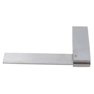 3in 75mm Engineer Tri Set Square Right Angle Straight Edge Stainless Steel