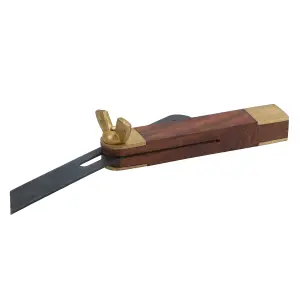 Mini Hardwood Sliding Bevel with Brass Inlay Carpentry Model Making Wood