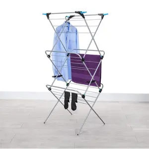 Steel Foldable Freestanding Drying Rack