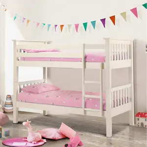 Scoggins Single (3') Standard Bunk Bed White