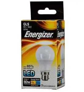 Energizer 8.2w BC 2700k Frosted GLS LED Light Bulb - Extra Warm White