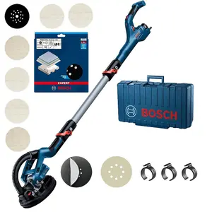 Bosch Professional GTR 55-225 Drywall Sander 550W 215mm 110v +EXPERT Accessories