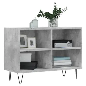 Berkfield TV Cabinet Concrete Grey 69.5x30x50 cm Engineered Wood