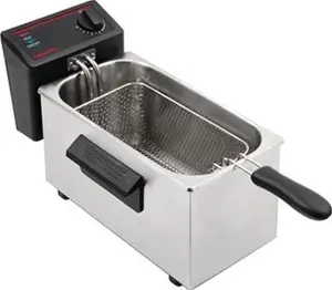 Caterlite Light Duty Single Tank Single Basket Countertop Electric Fryer 2Kw