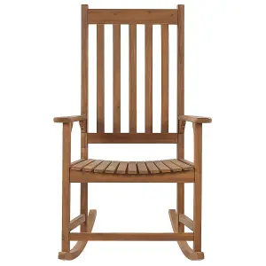 Rocking Chair BOJANO Acacia Wood Light Wood