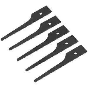 5-Pack HSS Air Saw Blades - 24 TPI Black Reciprocating Cutters for Multi-Material Precision Cutting