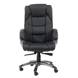 Genuine Leather Executive Chair Black