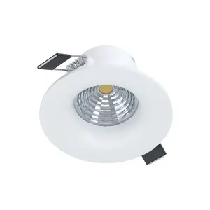 Wall & Ceiling Flush Downlight White Recessed Spotlight 6W Built in LED