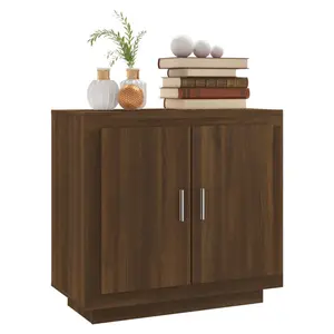 Jaylind Sideboard 80x40x75 cm Engineered Wood Brown Oak