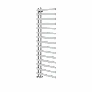 Rinse 1600 x 600mm Square Chrome Designer Heated Towel Rail Bathroom Ladder Radiator Warmer - Central Heating Towel Radiator