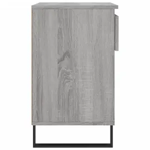 Berkfield Shoe Cabinet Grey Sonoma 70x36x60 cm Engineered Wood