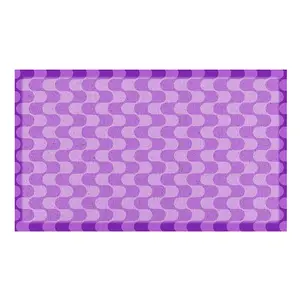 Purple Wavey Lines Indoor & Outdoor Doormat - 70x40cm