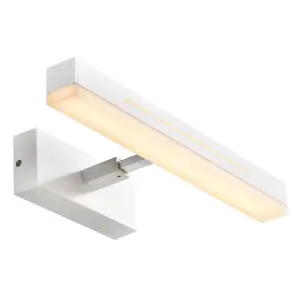 Nordlux Otis 40 Bathroom Shower Room Wall Light in White 40cm Width