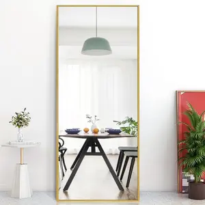 Metal Flat Mirror Gold