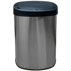 Hallum Stainless Steel 58 Litre Motion Sensor Rubbish Bin