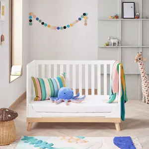 Mona Mini Cot Bed White