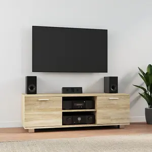 Berkfield TV Cabinet Sonoma Oak 120x40.5x35 cm Engineered Wood